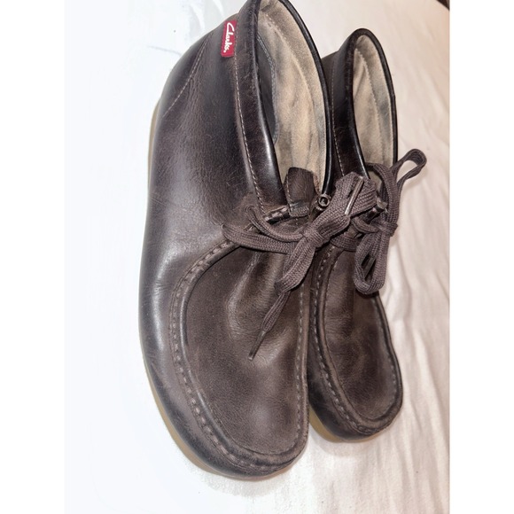 Clarks Wallabee Brown Ankle boot size 9 mens Granola Trendy Preppy - Picture 6 of 11